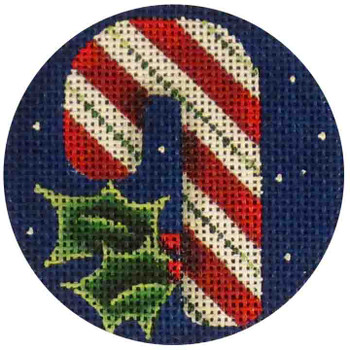 56g Candy cane 2.75"Round 18 Mesh Rebecca Wood Designs!