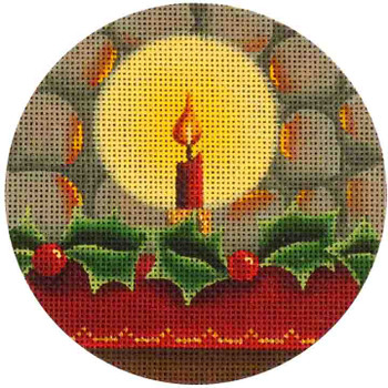 62d Candle light  4" Round 18 Mesh Rebecca Wood Designs!