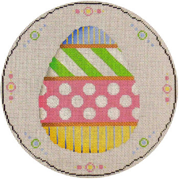 268d  April 10" Round 13 Mesh Rebecca Wood Designs!