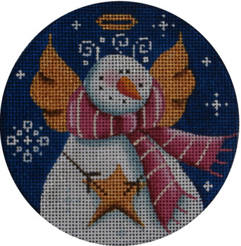 1024g Snowman Angel 4" Round 18 Mesh Rebecca Wood Designs!