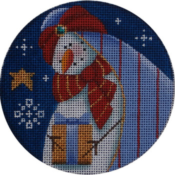 1024e Snowman Magi 3 4" Round 18 Mesh Rebecca Wood Designs!