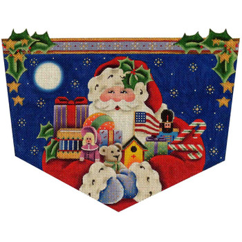 1432 American Santa 8" x 11" 18 Mesh Rebecca Wood Designs!