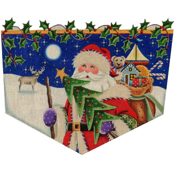 1435 Woodland Christmas 8" x 11" 18 Mesh Rebecca Wood Designs!