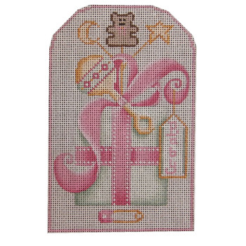 470o Baby girl presents  3.75" x 6" 18 Mesh Rebecca Wood Designs!