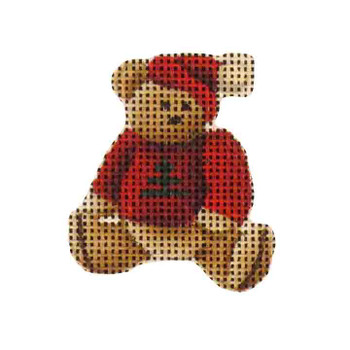 509a Mini Teddy bear  3" Round 18 Mesh Rebecca Wood Designs!