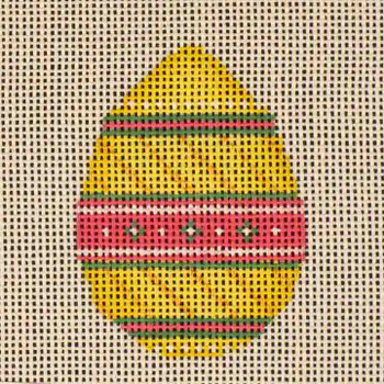 510j Mini Yellow Egg 3" 18 Mesh Rebecca Wood Designs!