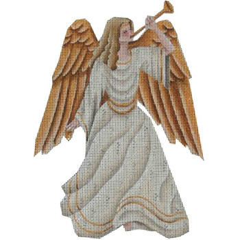 515h Angel  6" x 8" 18 Mesh Rebecca Wood Designs!