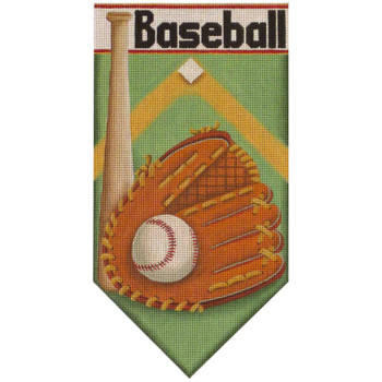 534g Baseball Banner 7" x 13" 18 Mesh Rebecca Wood Designs!
