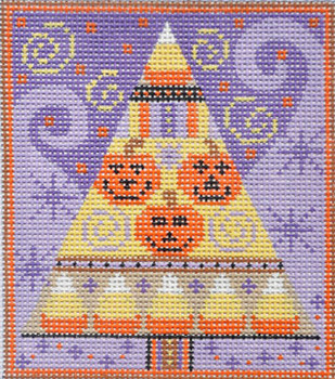 CH-225 Jack O’Lantern Tree 3 x 4 18 Mesh Danji Designs CH Designs