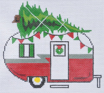 ZIA-67 Christmas Camper Van 5 x 4  18 Mesh ZIA DESIGNS Danji Designs