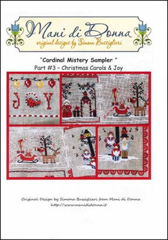 Cardinal Mystery Sampler Part 3  Mani Di Donna DD 17-2315 YT MDD-CMSPART3 