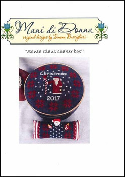 Santa Claus Shaker Box  Mani Di Donna DD 17-2317 MDD-SCSB YT