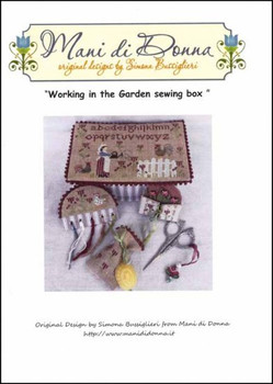 Working in the Garden Sewing Box Mani Di Donna DD 17-2322  MDD-WITGSB YT