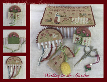 Working in the Garden Sewing Box Mani Di Donna DD 17-2322  MDD-WITGSB YT