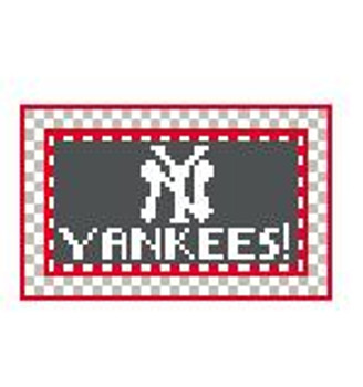 TL280A NY Yankees! 3.5 x 2 18 Mesh Kathy Schenkel Designs