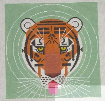 Cool Carnivore Tiger HC-C123 Charley Harper 13 Mesh 15x141⁄2