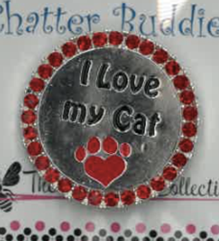 The Meredith Collection Words And Sayings:   I Love My Cat Chatter Buddy Needle Minder