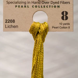 Pearl Cotton 8 2208 Lichen Weeks Dye Works