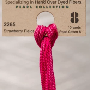 Pearl Cotton 8 2265 Strawberry Fields Weeks Dye Works 