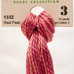 Pearl Cotton 3 1332 Red Pear Weeks Dye Works