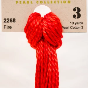 Pearl Cotton 3 2268 Fire Weeks Dye Works