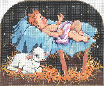 Lamb of God 10 x 8 16 Mesh Once In A Blue Moon By Sandra Gilmore 16-127