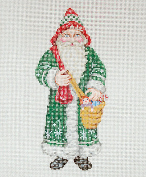 SC5 Santa 4 x 8 18 Mesh Once In A Blue Moon By Sandra Gilmore 18-905