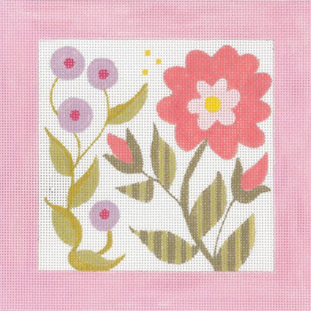 PS19D Pastel Pink Window – Dianthus 16 Mesh  8” x 8” Machelle Somerville