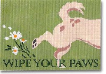 LRE-SS 02 Wipe Your Paws 7.5 x 5.25 18 Mesh Liora Manne CBK Designs