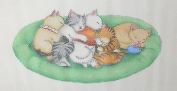 ME-BF06 Sleeping Kitties 4x8 18 Count CHRISTMAS Mary Engelbreit