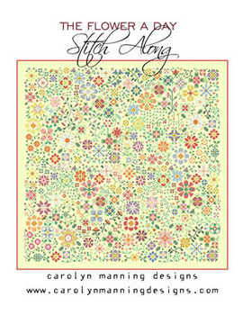 Flower A Day Stitch Along 225w x 224h CM Designs 18-1477 YT