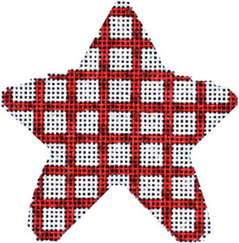 CT-2005R Red Woven Mini Star 3x3  18 Mesh Associated Talents 