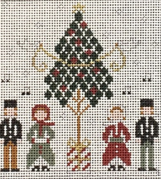 EWE-570	Caroling Quartet©Little House Needleworks		5 x 5 1/4  13 Mesh Ewe And Eye