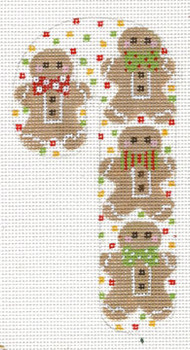 CH-319 Gingerbread Candy Cane  2 3⁄4x 5 x 1/418  Mesh CH Designs