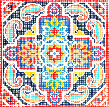 P1148 Lee's Needle Arts Floral, Geometric 10 Mesh 16X16