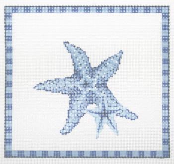 KCN944-13 Starfish in Ocean Blue 8.5" x 8.5", 13 Mesh KELLY CLARK STUDIO, LLC 