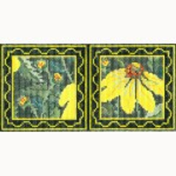 Wg12026N Yellow Echinacea Needle Case 18 ct Whimsy And Grace