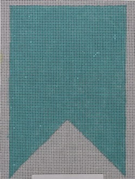 BYOB-F-1-18 FLAG DBL PT LIGHT TEAL 4 x 6 18 Mesh  Hillary Jean Designs