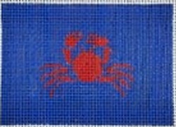 WCC1	3.25 x 2.25		Wallet Insert - Crab	 18 Mesh Kristine Kingston Needlepoint Designs