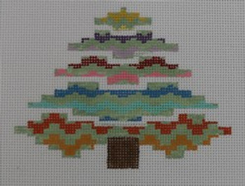 309 Multi Color Tree 5x4.5 18 Mesh Pajamas and Chocolate