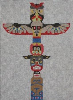 98-18  Totem Pole 7x10 18 Mesh Pajamas and Chocolate