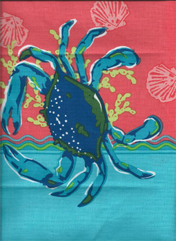 P-320 The Point Of It All Crab on Coral 13 x 13 18 Mesh