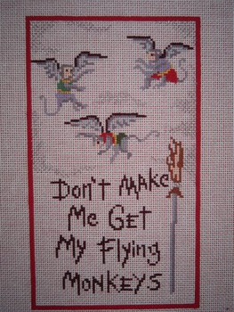 S-232 The Point Of It All Don't make me -flying monkeys 4 x 5  13 Mesh