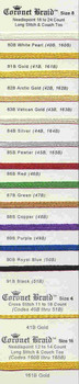 47B-Green Coronet Braid Size 4 Rainbow Gallery