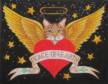 Maggie & Co. M-1996 Peace on Earth © Stephanie Stouffer 8-1/2 x 11" 18 Mesh