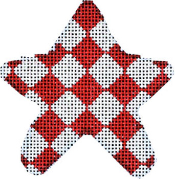 CT-2004R Red Harlequin Mini Star 3x3  18 Mesh Associated Talents 