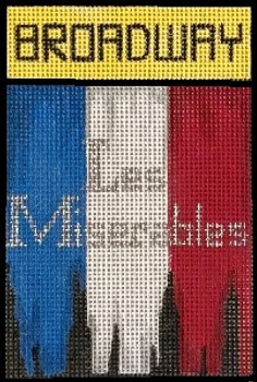 HO1742 Broadway Series Les Miserables 3 x 4.5 18 Mesh Raymond Crawford Designs