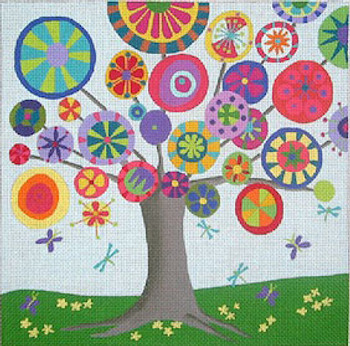 ZE191 Tree of Life - Summer 13  Mesh 9” x 9 Zecca