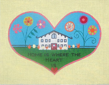 ZE379 Zecca Home is Where the Heart Is 13 Mesh 10.75" x 8.25"