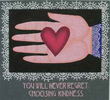 ZE479 Zecca Choosing Kindness  11" x 10" 13 Mesh